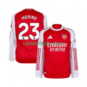 Camisolas de futebol Arsenal Merino 23 Equipamento Principal 2025/26 Manga Comprida
